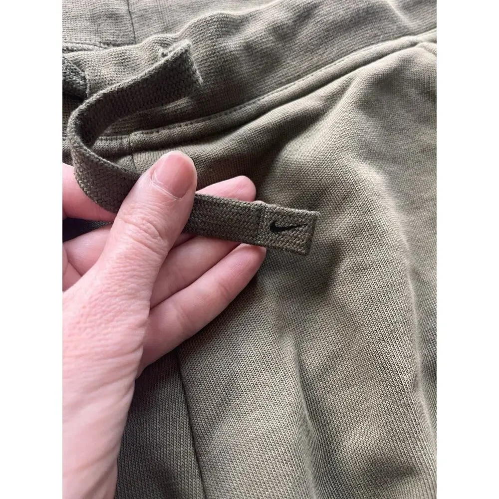 Nike Jogger Sweatpants Womens S Small Green Drawstring Pockets U